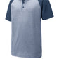 Sport-Tek Men's PosiCharge RacerMesh Raglan Heather Block Polo