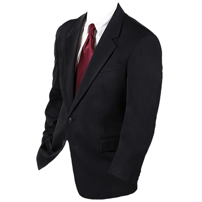 Easywear Single Breasted 2-Button Polywool Blazer