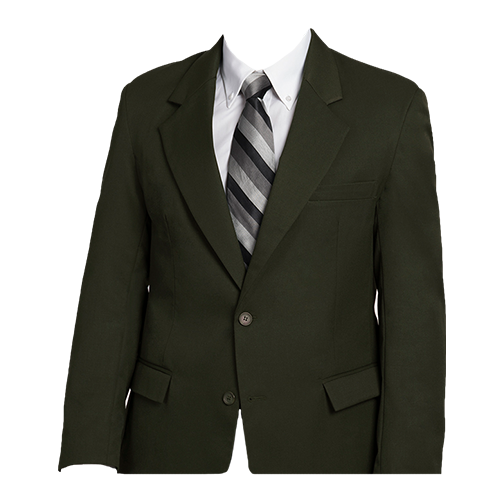 Easywear Single Breasted 2-Button Polywool Blazer