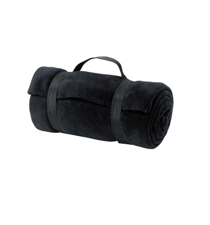 Port & Company Value Fleece Blanket with Strap