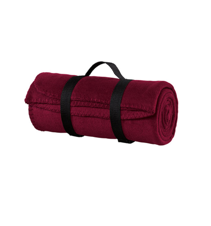 Port & Company Value Fleece Blanket with Strap