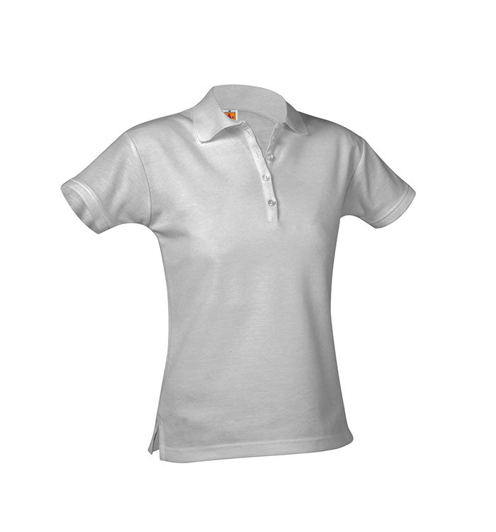 Ladies Pique Knit Short Sleeve Polo
