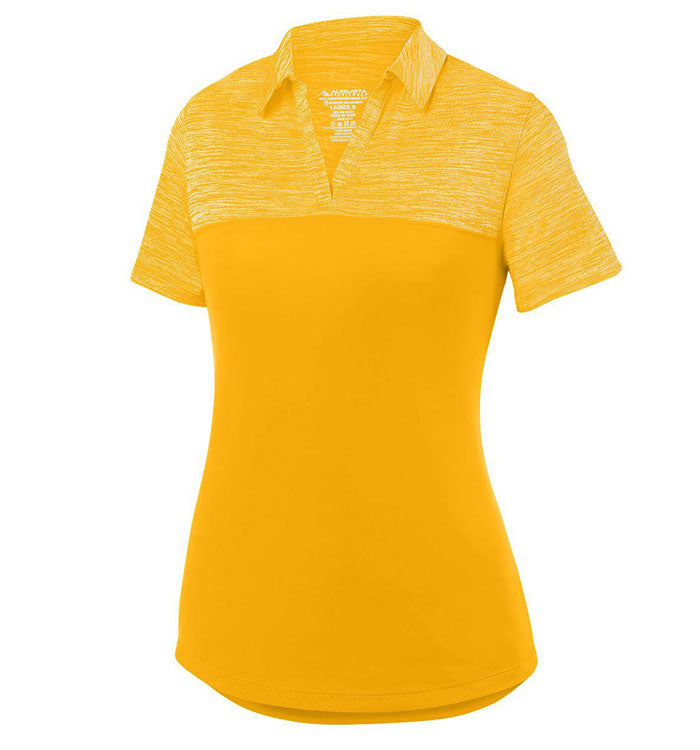 Ladies Shadow Tonal Heather Polo