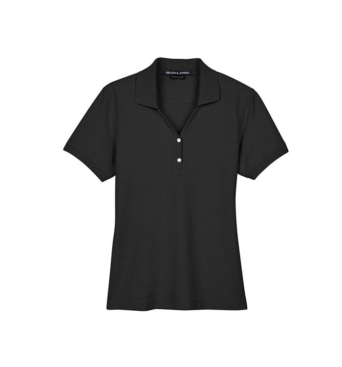 Ladies' Pima Pique Short-Sleeve Y-Collar Polo