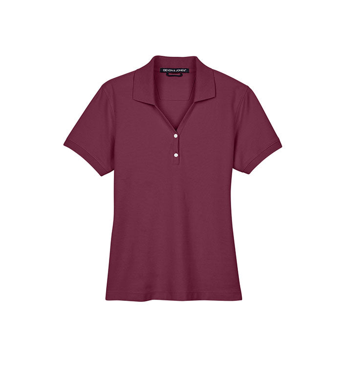 Ladies' Pima Pique Short-Sleeve Y-Collar Polo