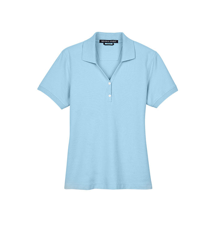 Ladies' Pima Pique Short-Sleeve Y-Collar Polo