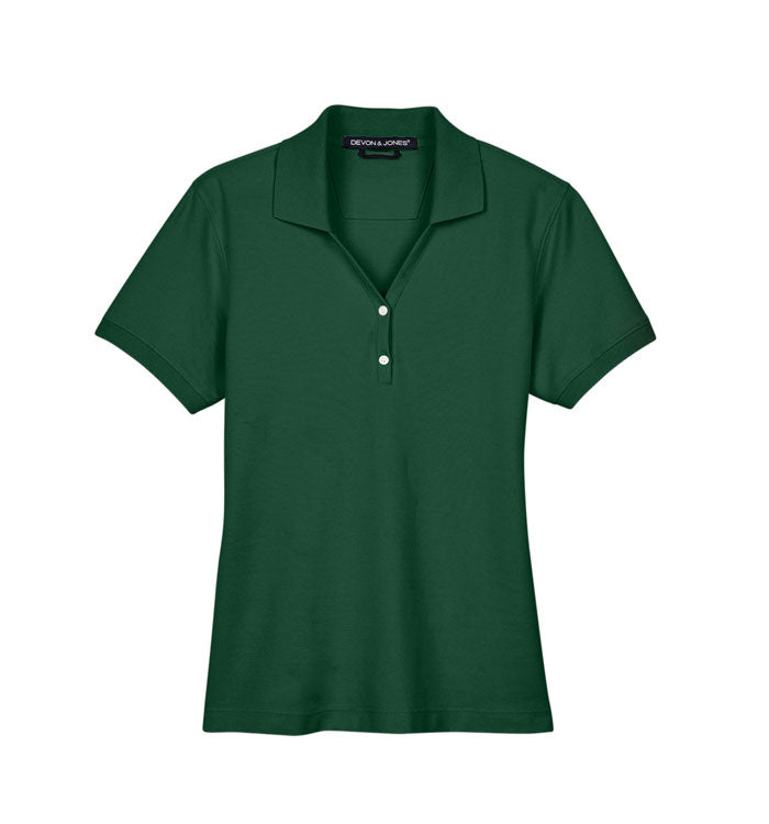 Ladies' Pima Pique Short-Sleeve Y-Collar Polo