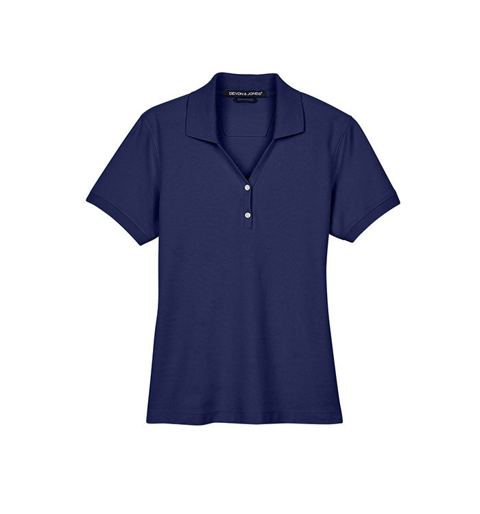 Ladies' Pima Pique Short-Sleeve Y-Collar Polo