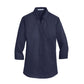 Port Authority Ladies 3/4-Sleeve SuperPro Twill Shirt