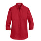 Port Authority Ladies 3/4-Sleeve SuperPro Twill Shirt