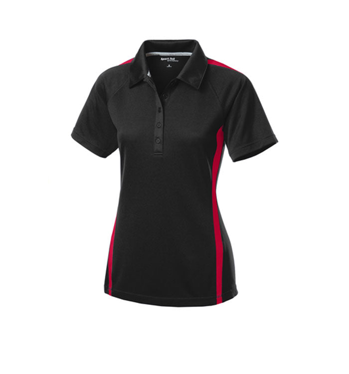 Sport-Tek Ladies PosiCharge Micro-Mesh Colorblock Polo