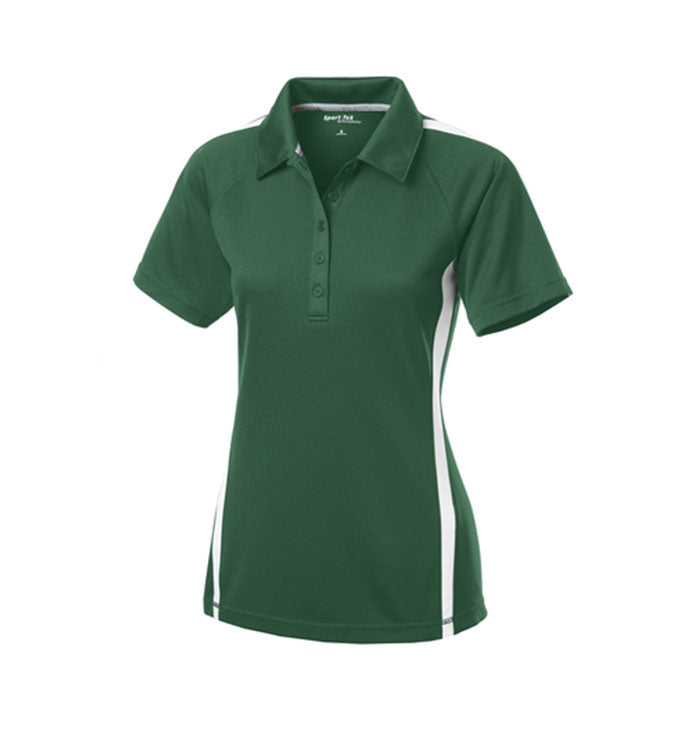 Sport-Tek Ladies PosiCharge Micro-Mesh Colorblock Polo