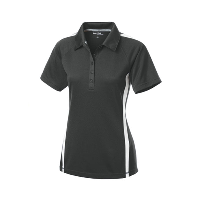 Sport-Tek Ladies PosiCharge Micro-Mesh Colorblock Polo