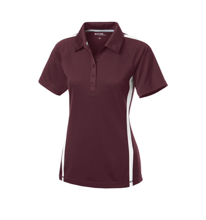 Sport-Tek Ladies PosiCharge Micro-Mesh Colorblock Polo