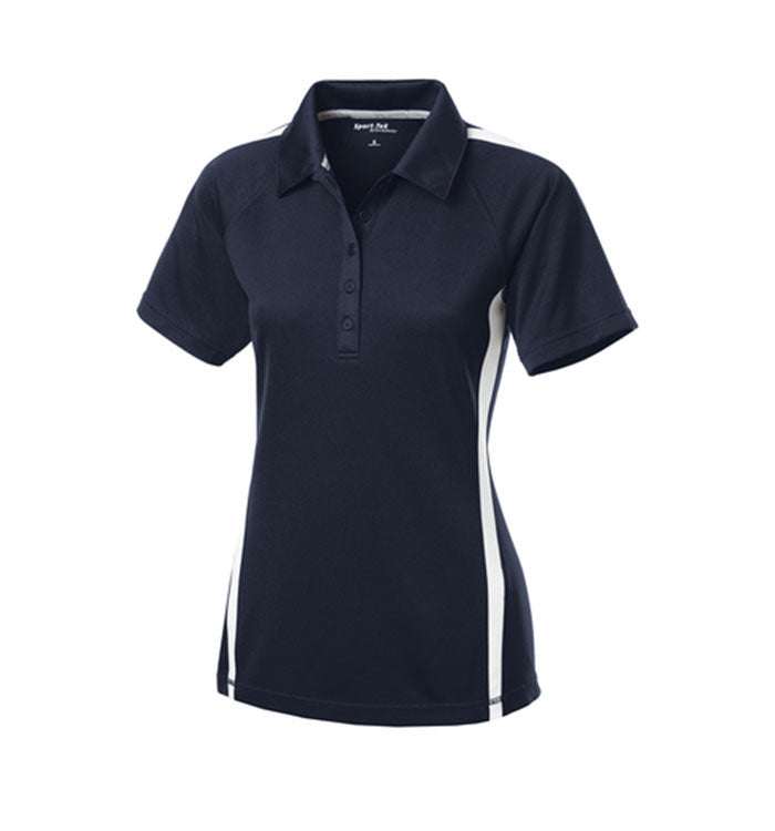 Sport-Tek Ladies PosiCharge Micro-Mesh Colorblock Polo