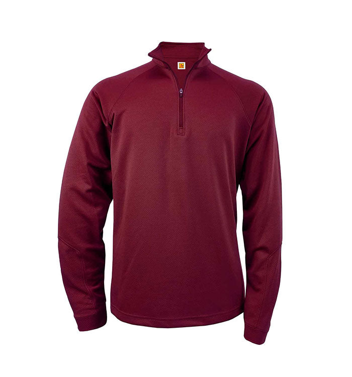 Performance Crew Neck Quarter Zip Pullover