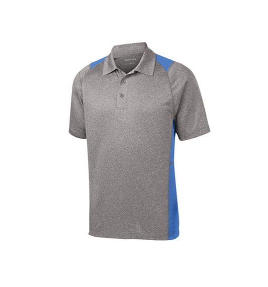 Sport-Tek Heather Colorblock Contender Polo