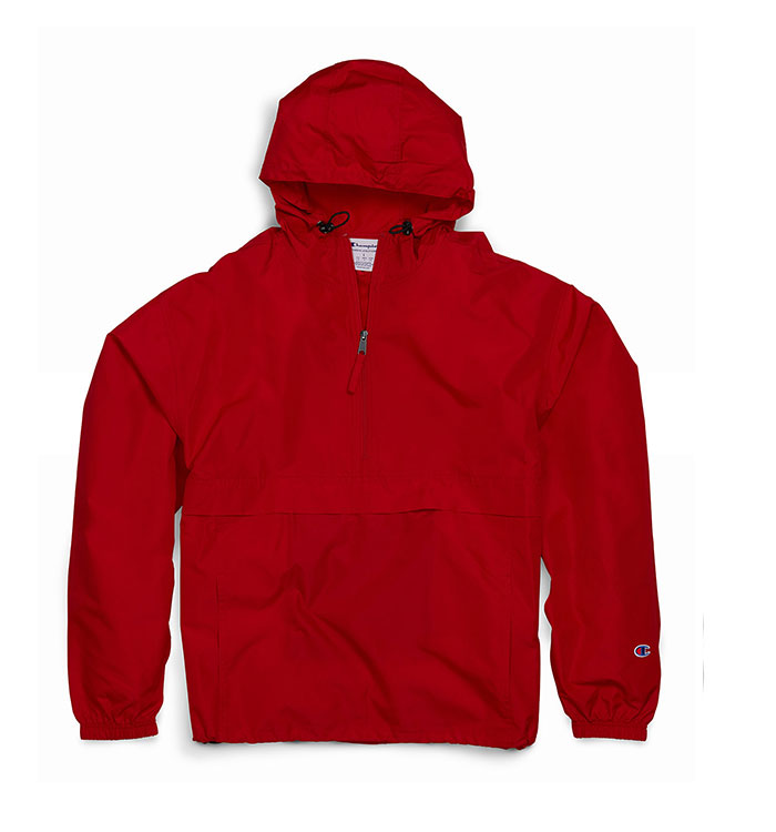 Adult Packable Anorak 1/4 Zip Jacket